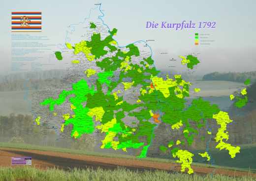 Die Karte der Kurpfalz, Edition II