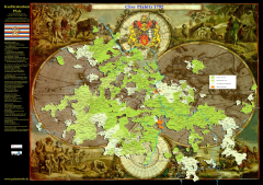 Die Karte des Kurfürstentum Pfalz erste Auflage